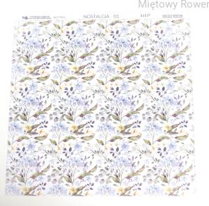 PAPIER DO SCRAPBOOKINGU 30X30CM NOSTALGIA 01 