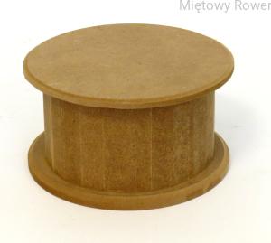 PUDEŁKO OKRĄGŁE Z MDF 13X13X7 CM 
