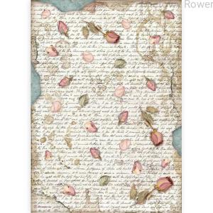 PAPIER RYŻOWY A4 PASSION PETALS  DFSA4540 STAMPERIA