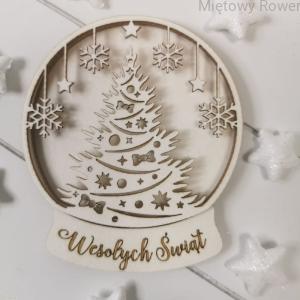 TEKTUROWY SHAKER KULA  CHOINKA  -AGATERIA 