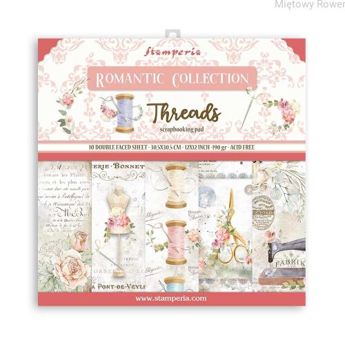 Zestaw Papierów 30X30Cm Romantic Threads Sbbl88 Stamperia. EAN: 5993110014003