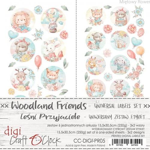Zestaw Etykiet 05 Woodland Friends Uniwersalny Zestaw . EAN: 5907451647400